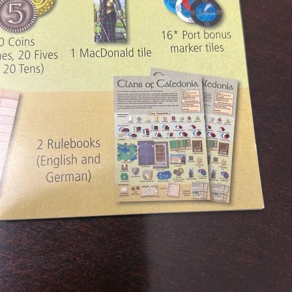 Clans of Caledonia Game *missing 2 pieces* 2017 No Longer in Production Rare - Picture 4 of 8